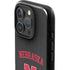 University of Nebraska Collegiate Text Black iPhone 16 Pro Impact Case